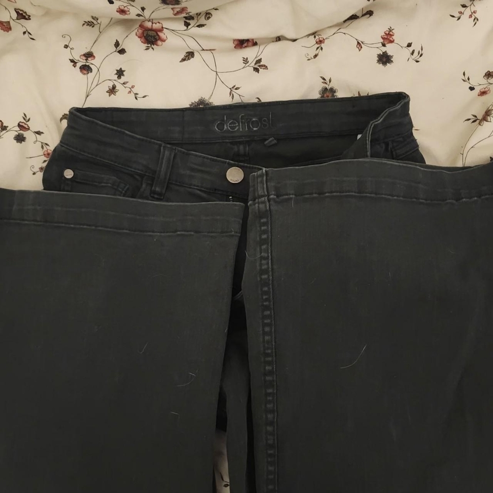 Women's Dark Green Jeans
